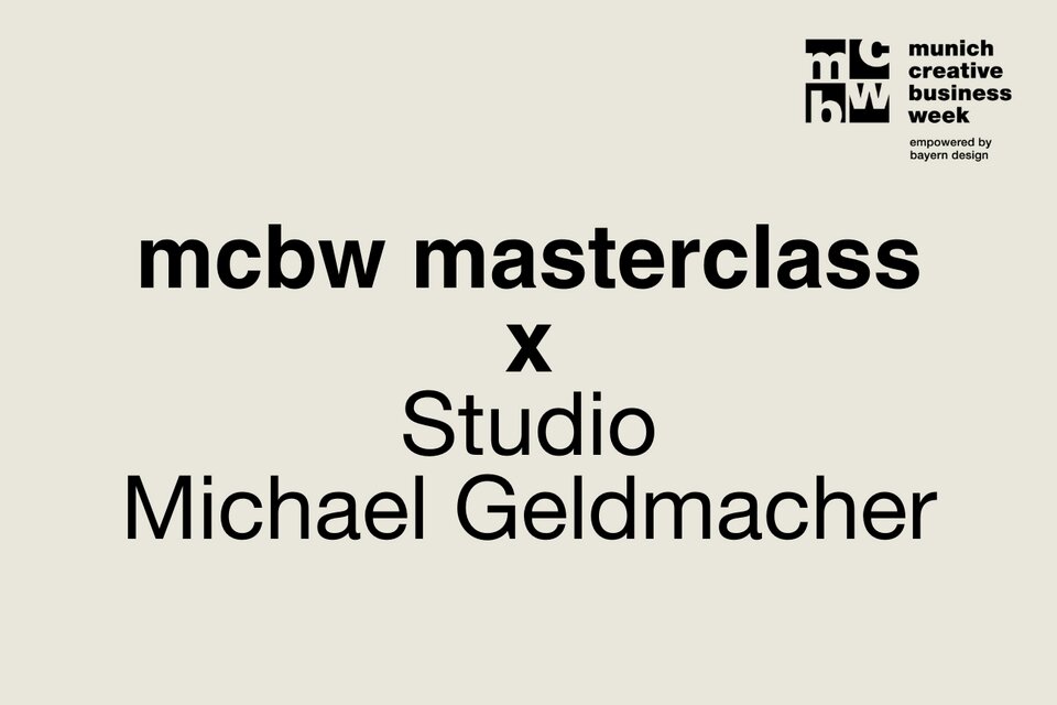 mcbw masterclass x Michael Geldmacher und Stefanie Kubanek