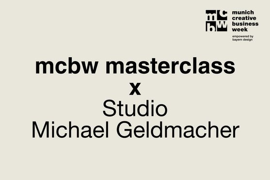 mcbw masterclass x Michael Geldmacher und Stefanie Kubanek